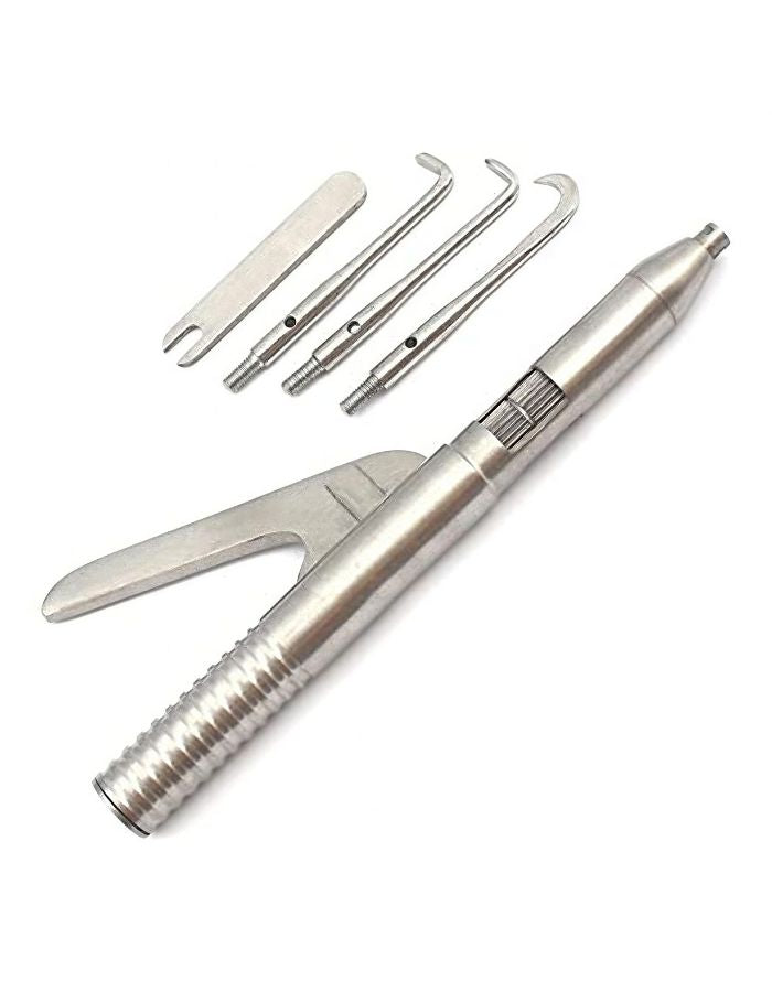 Dental crown remover gun type stainless steel set with tips