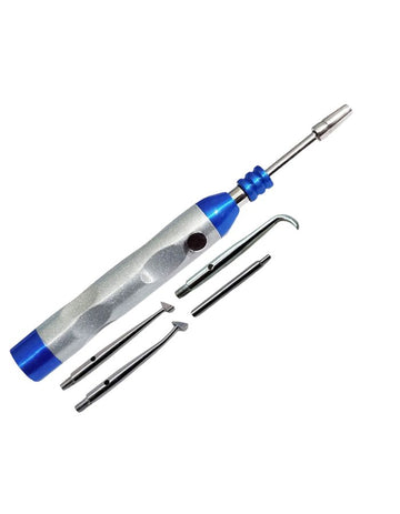 Dental crown remover jack type set with stainless steel tips
