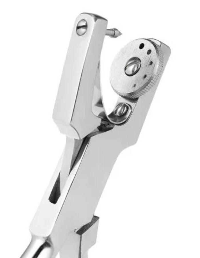Rubber dam punch for dental isolation procedures
