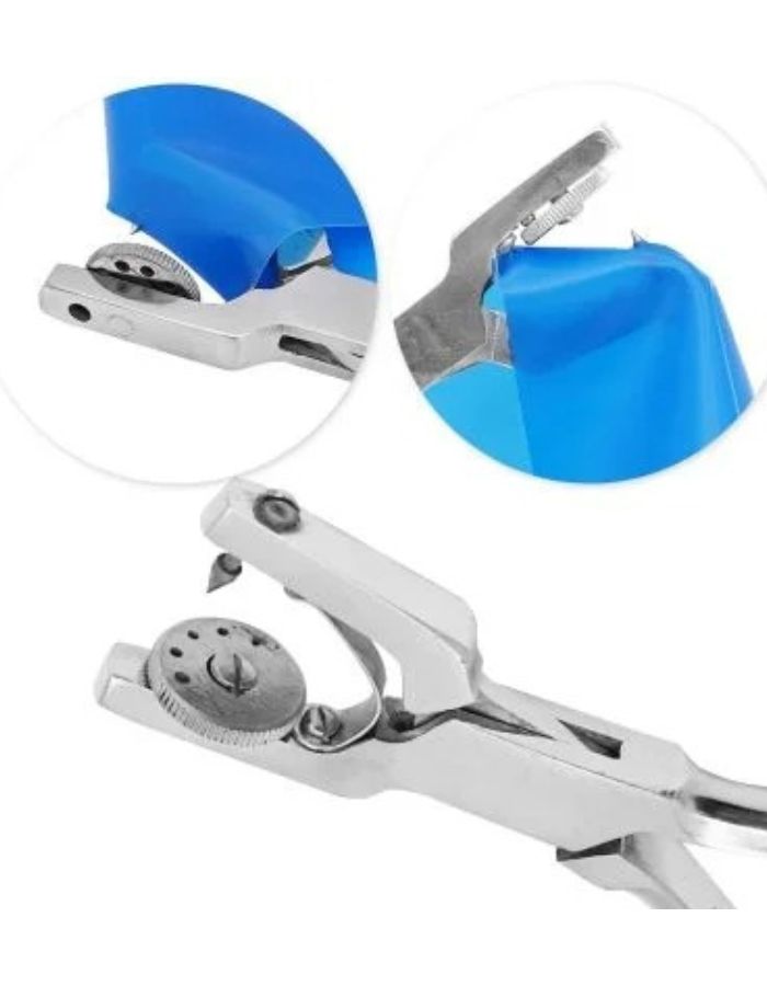 Stainless steel dental punch for rubber dam sheets